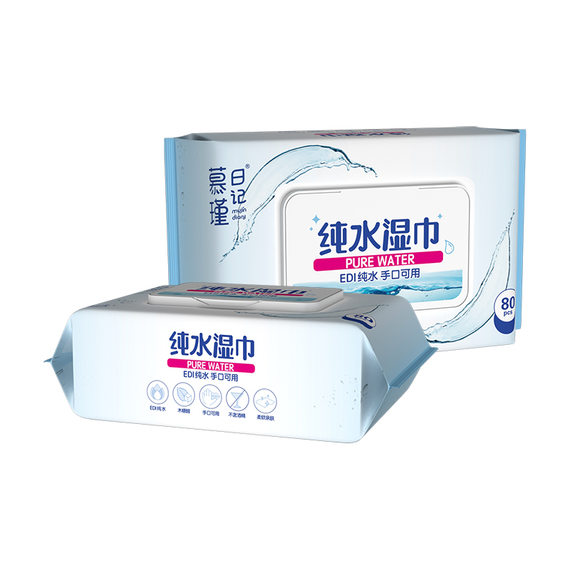 دستمال مرطوب بچه 80 Count Hypoallergenic Aqua Pure Sensitive
