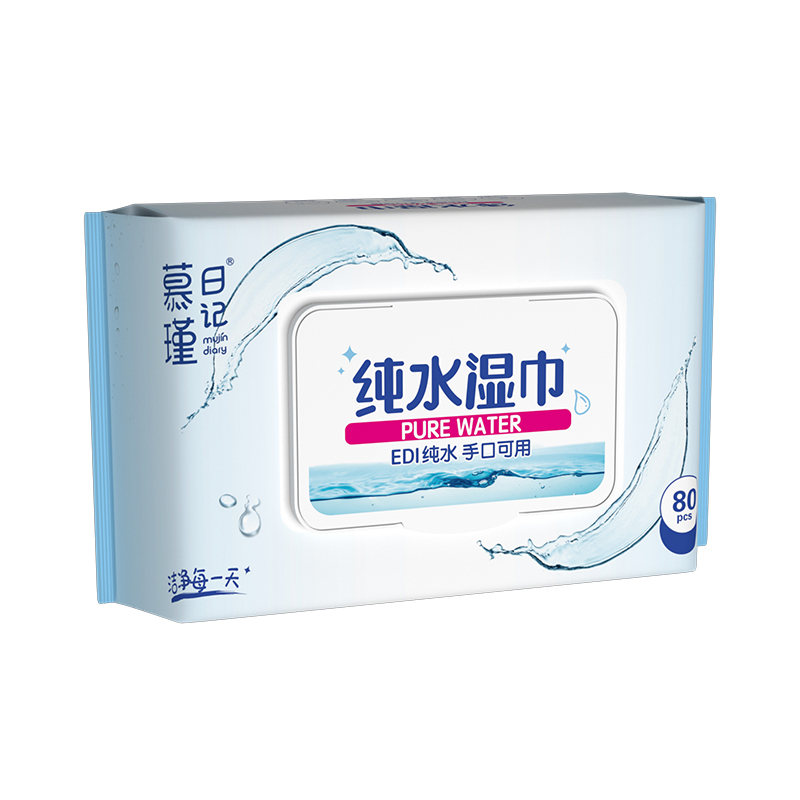 دستمال مرطوب بچه 80 Count Hypoallergenic Aqua Pure Sensitive