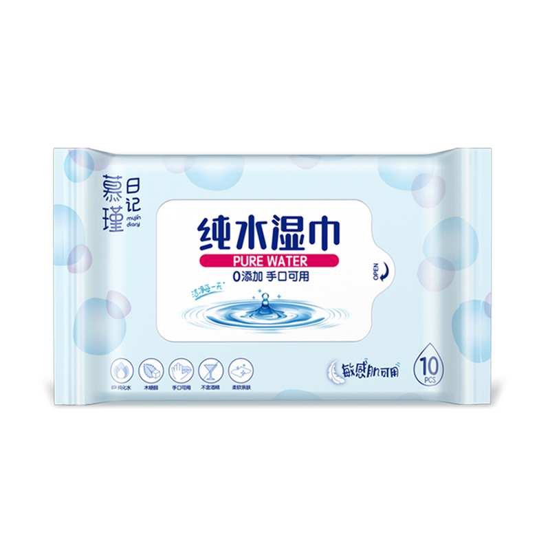 دستمال مرطوب کودک ضد حساسیت آکوا پیور بدون عطر